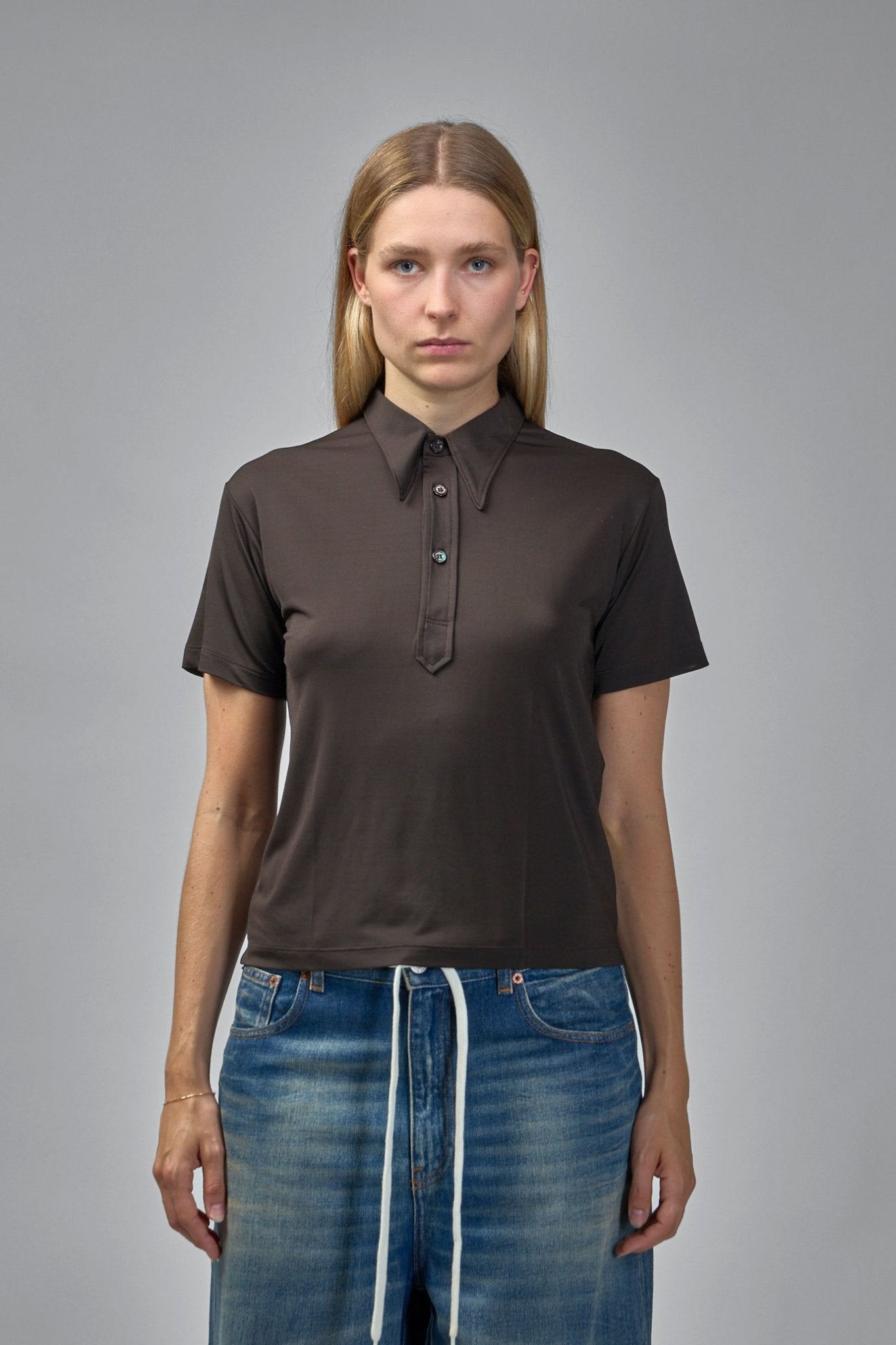 Maison Margiela - Short Sleeved Buttoned Polo Shirt - LABELS