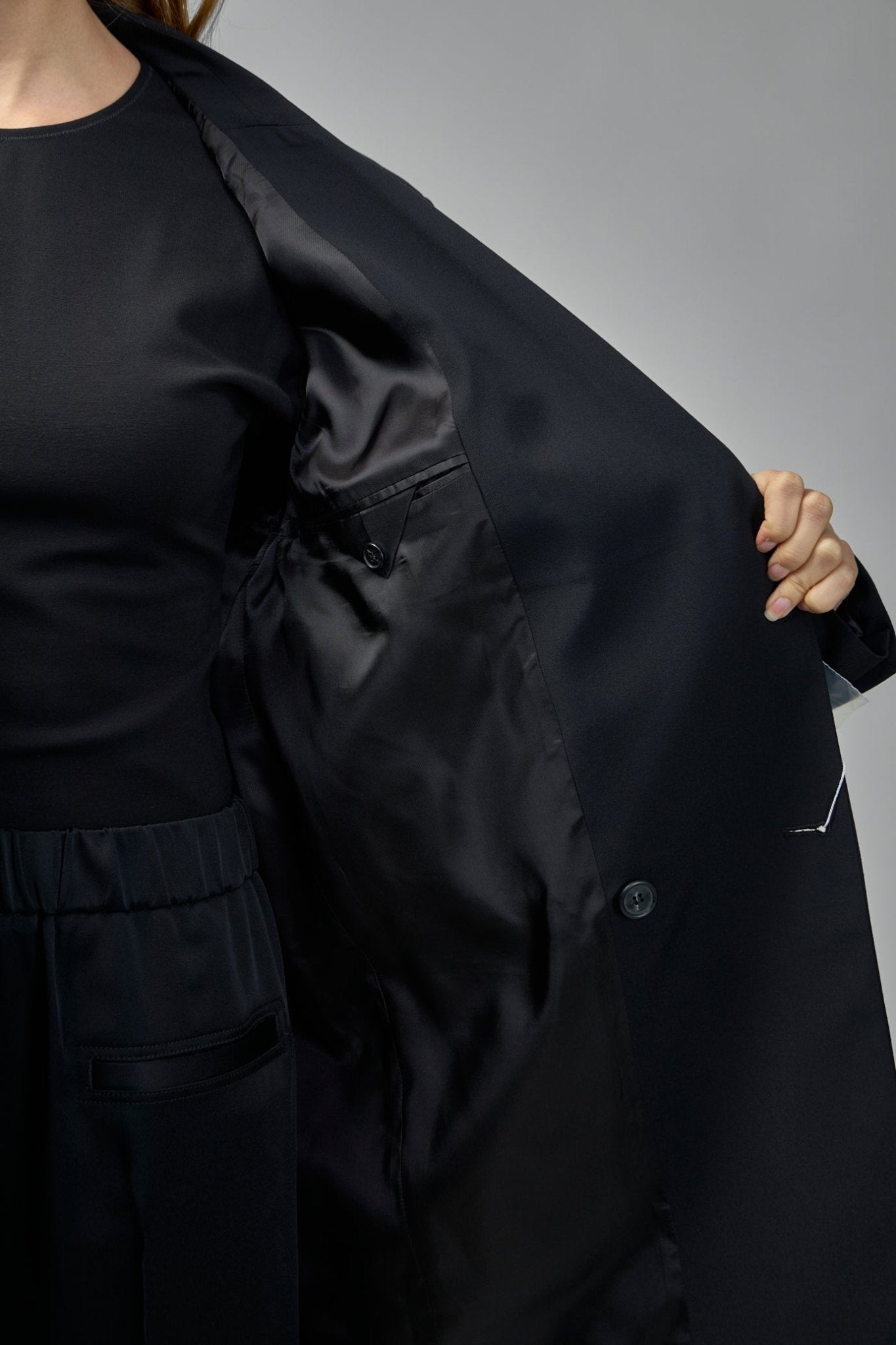 Maison Margiela Coats - Minimalist Black Design – LABELS