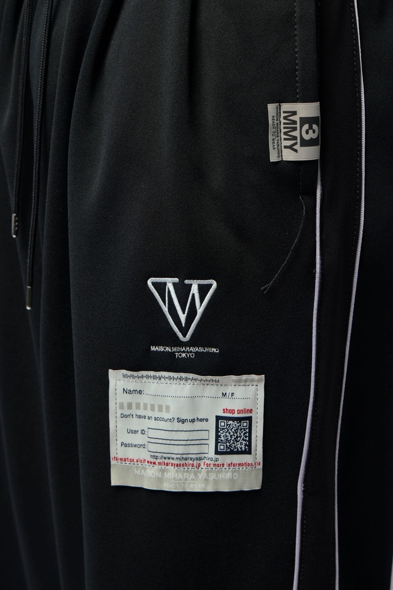 Maison Mihara Yasuhiro - Amateur Sewn Track Pants - LABELS