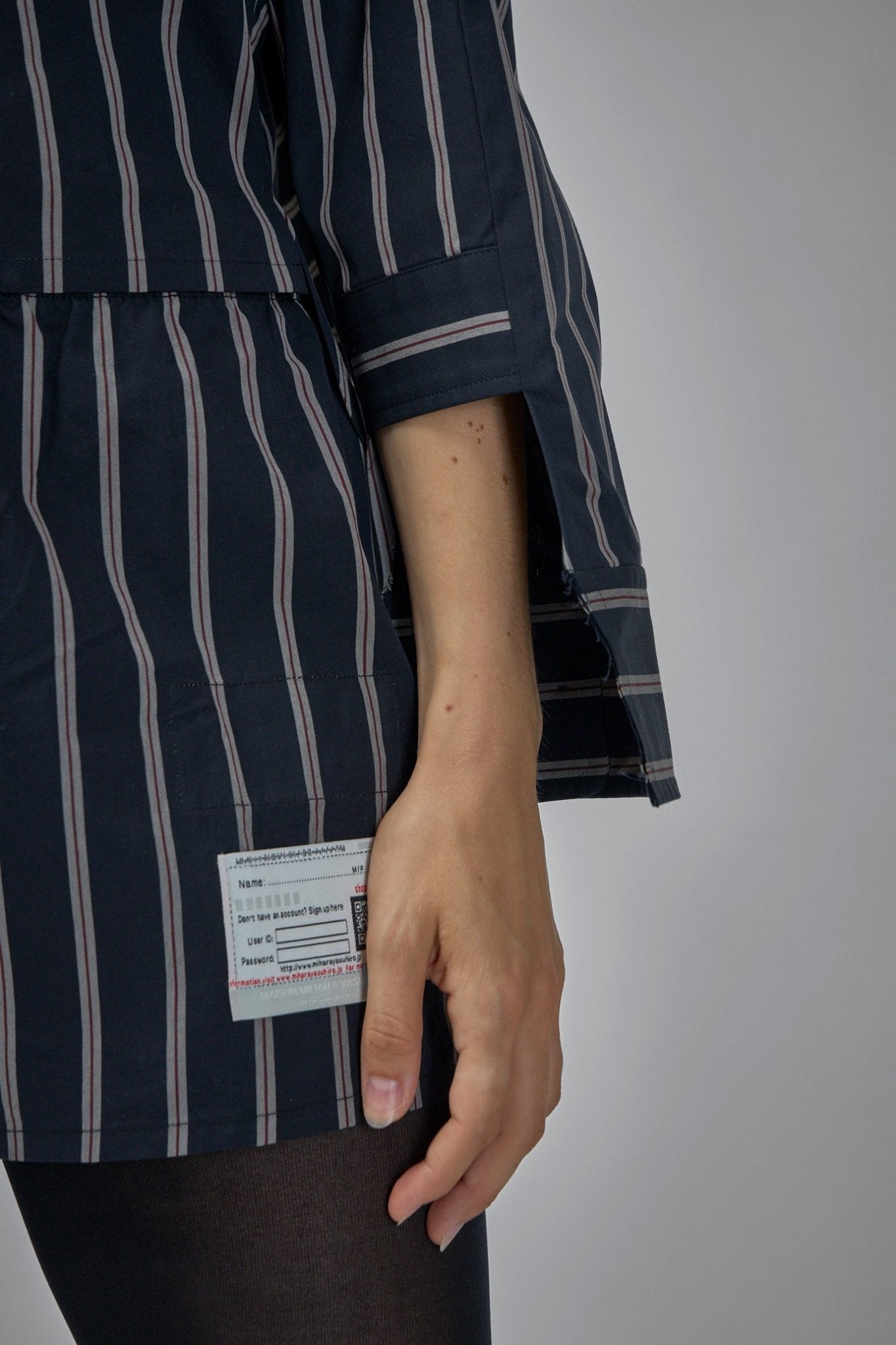 Maison Mihara Yasuhiro - Asymmetric Stripe Shirt - LABELS