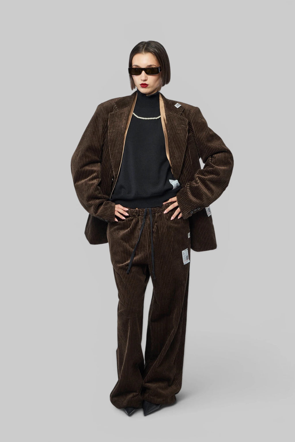 Maison Mihara Yasuhiro - Attached Tie Corduroy Jacket - LABELS