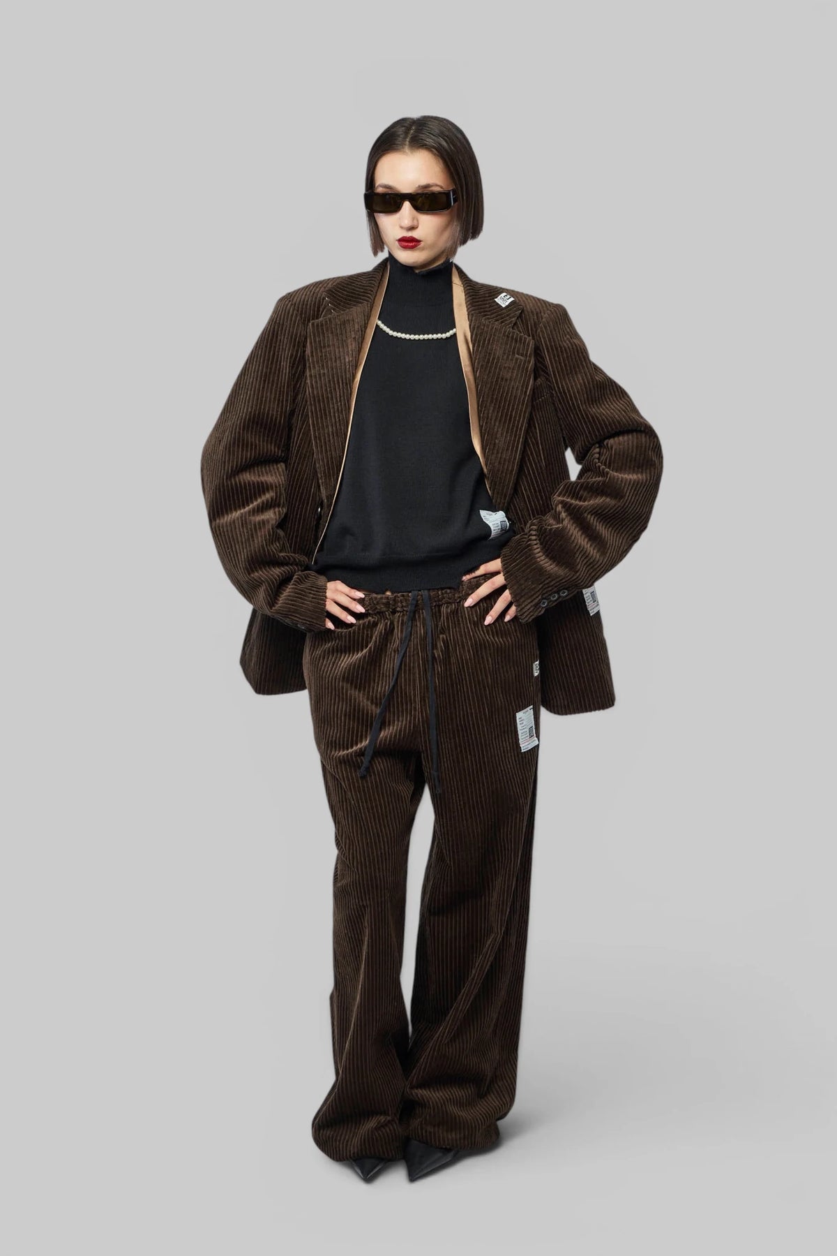 Maison Mihara Yasuhiro - Attached Tie Corduroy Jacket - LABELS