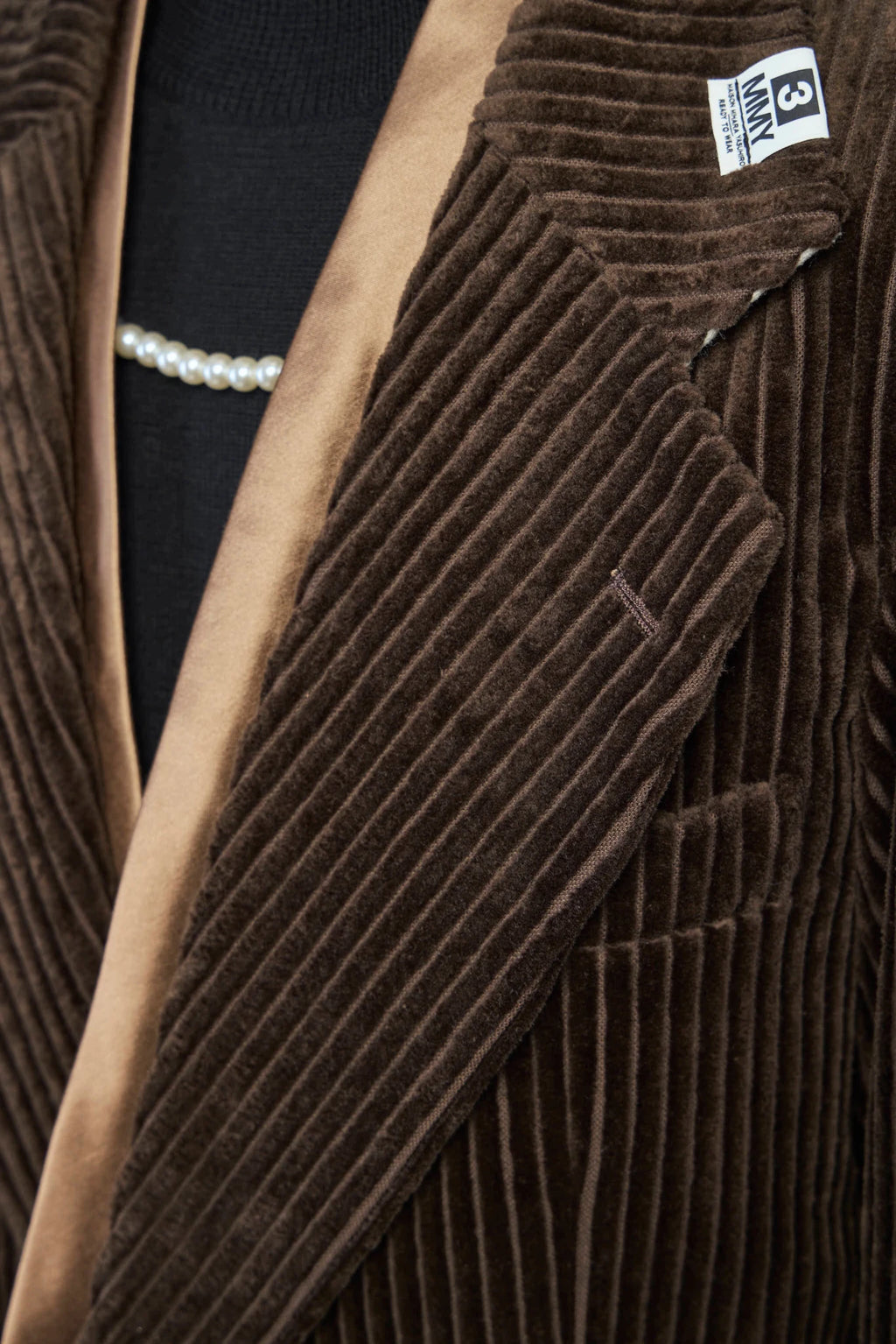 Maison Mihara Yasuhiro - Attached Tie Corduroy Jacket - LABELS