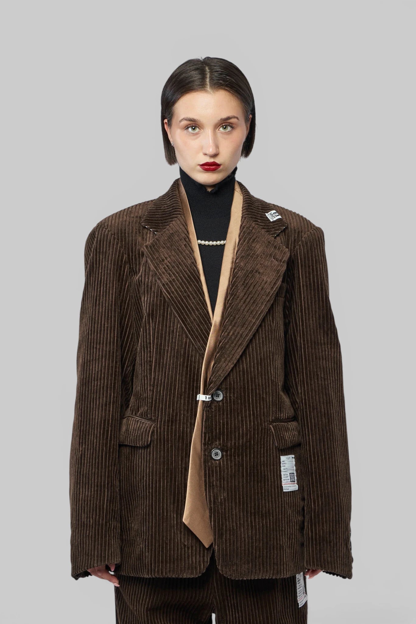 Maison Mihara Yasuhiro - Attached Tie Corduroy Jacket - LABELS