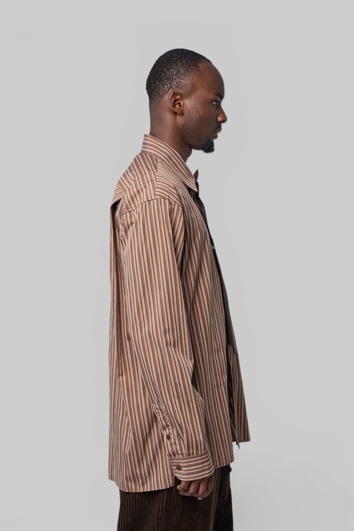 Maison Mihara Yasuhiro Shirts front chest pocket close-up
