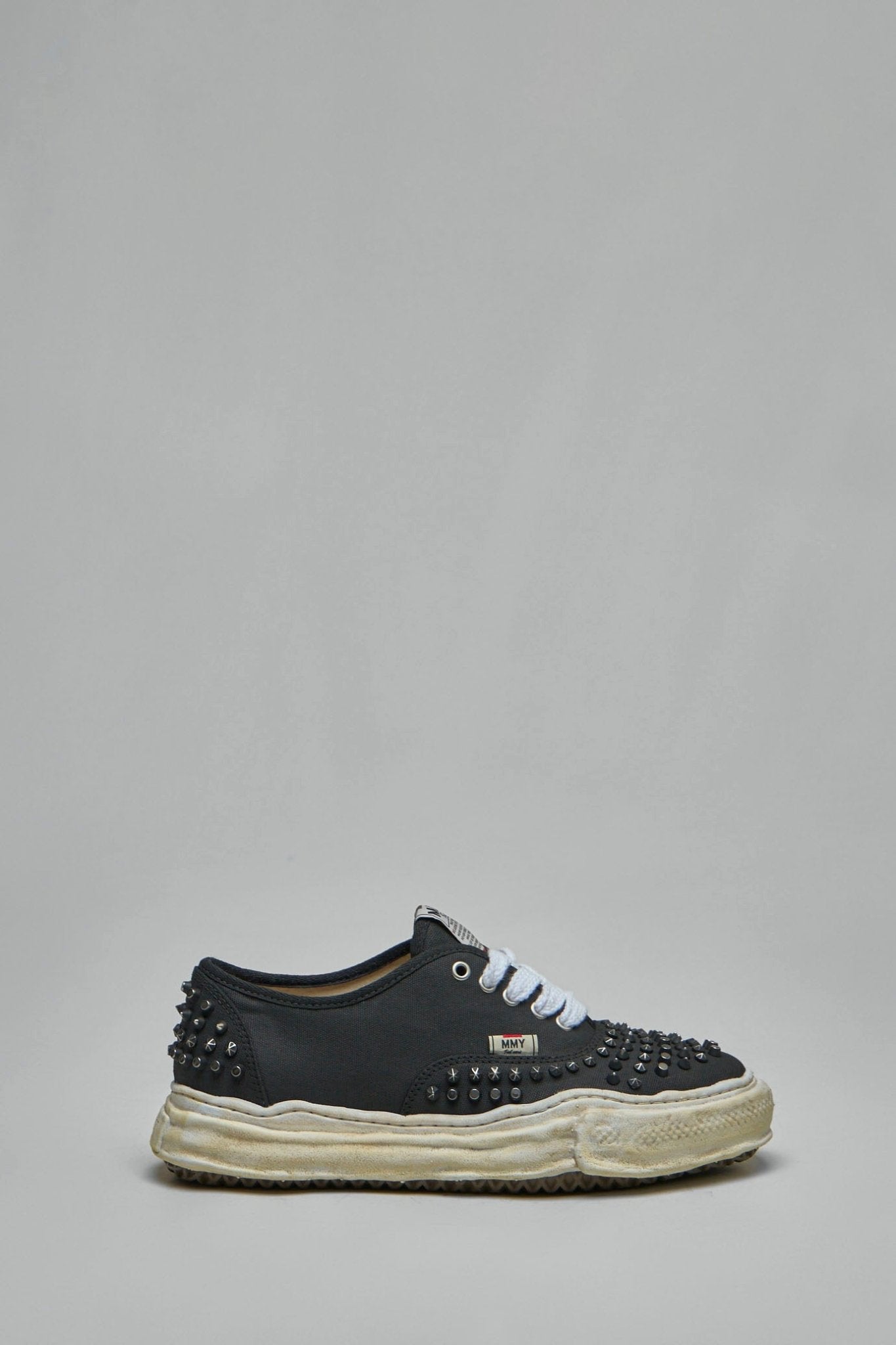 Maison Mihara Yasuhiro - Baker Original Sole Studded Paint Canvas Low - Top Sneaker - LABELS