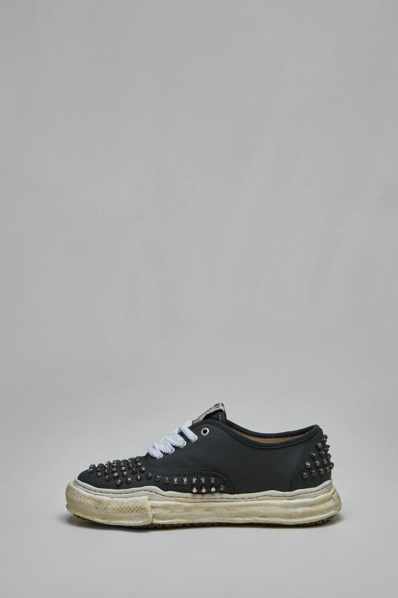 Maison Mihara Yasuhiro - Baker Original Sole Studded Paint Canvas Low - Top Sneaker - LABELS