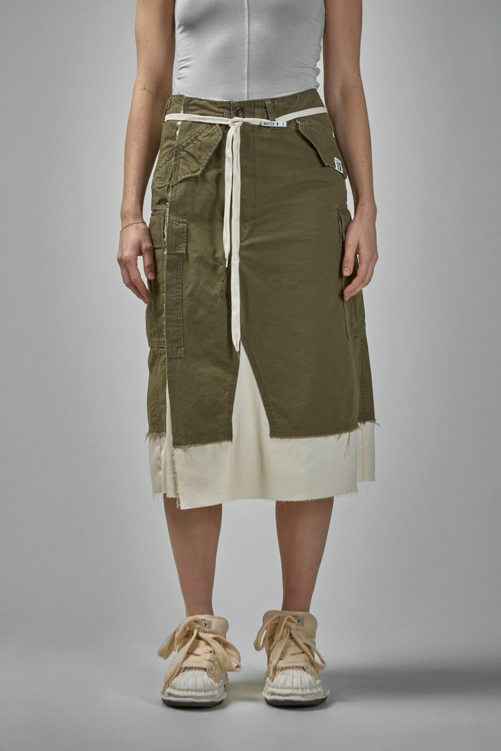 Maison Mihara Yasuhiro - Cargo Shorts Pasted Skirt - LABELS