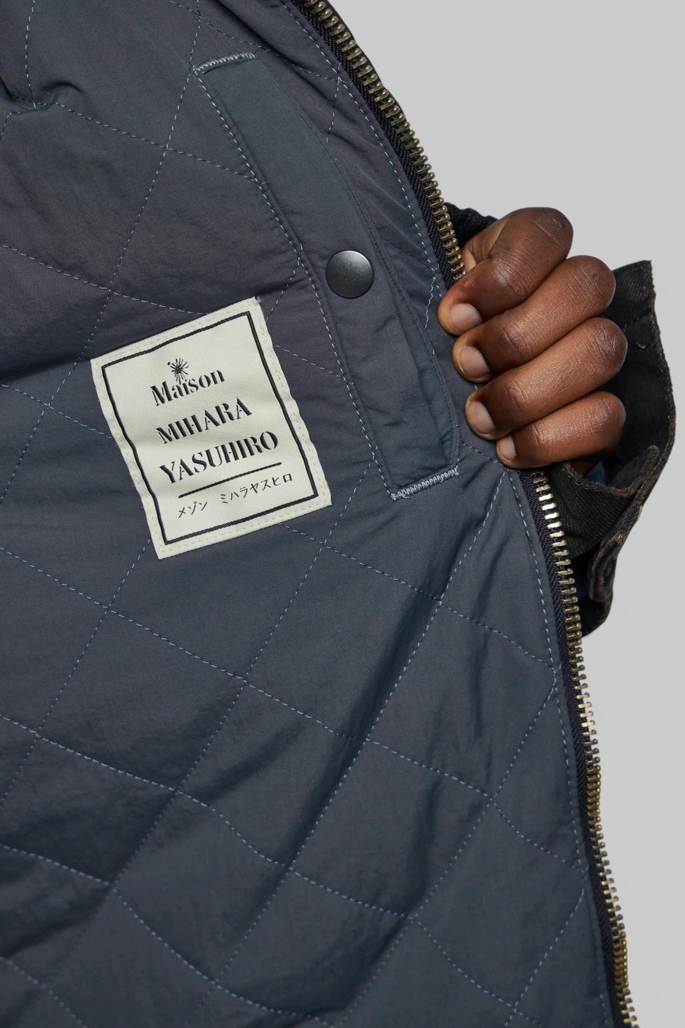 Maison Mihara Yasuhiro - Combined Quilt X Denim Bl - LABELS