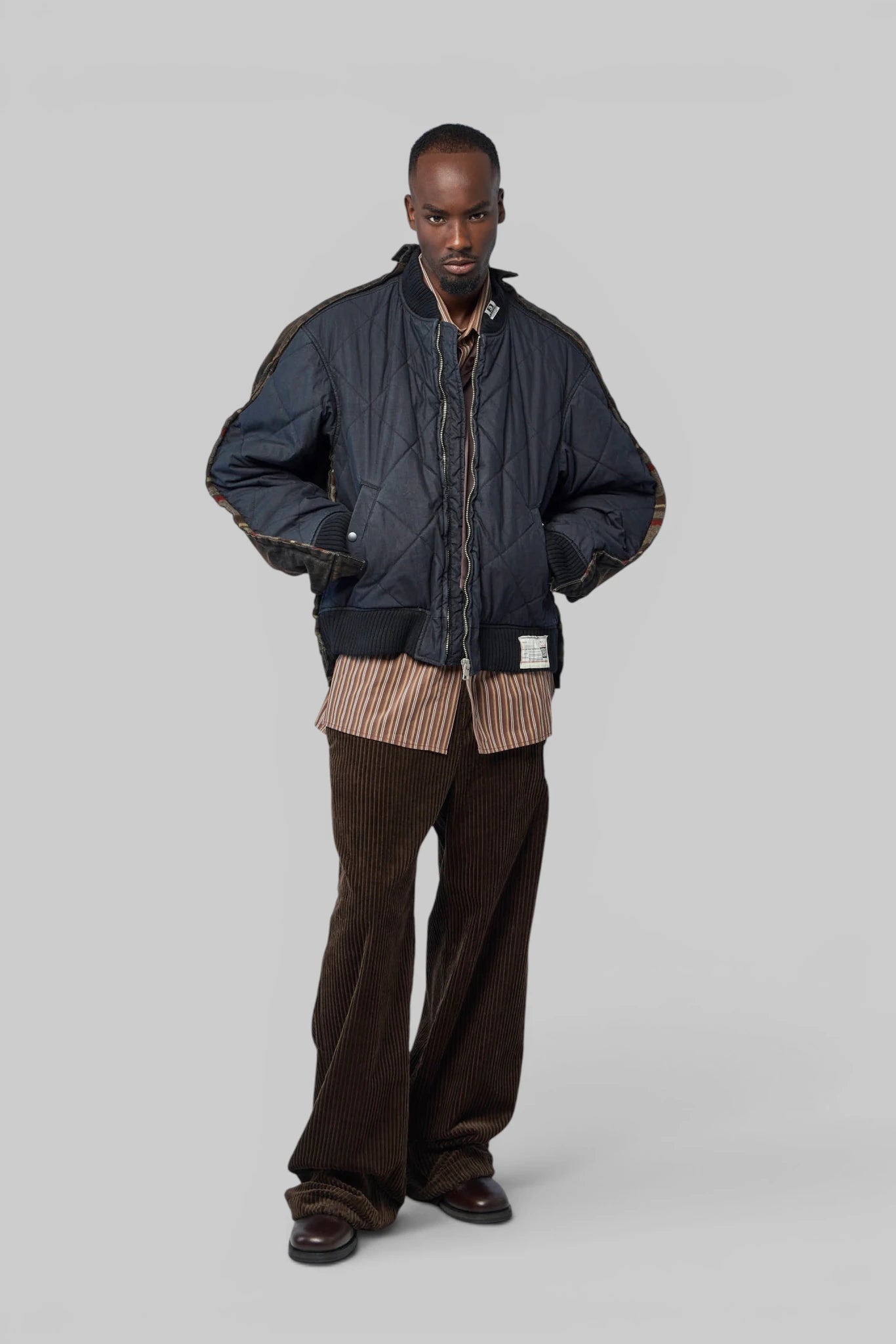Maison Mihara Yasuhiro - Combined Quilt X Denim Bl - LABELS