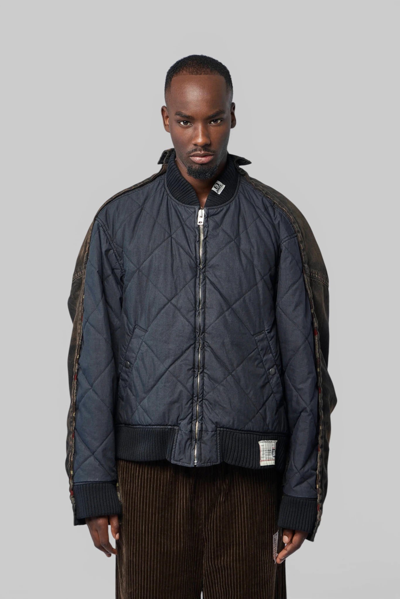 Maison Mihara Yasuhiro - Combined Quilt X Denim Bl - LABELS