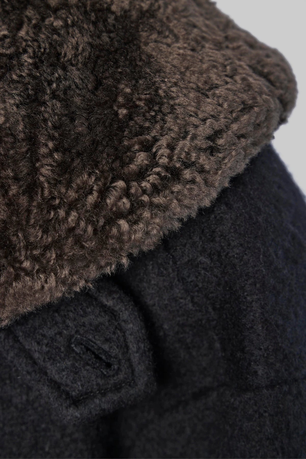 Maison Mihara Yasuhiro - Detachable Collar Shaggy Coat - LABELS