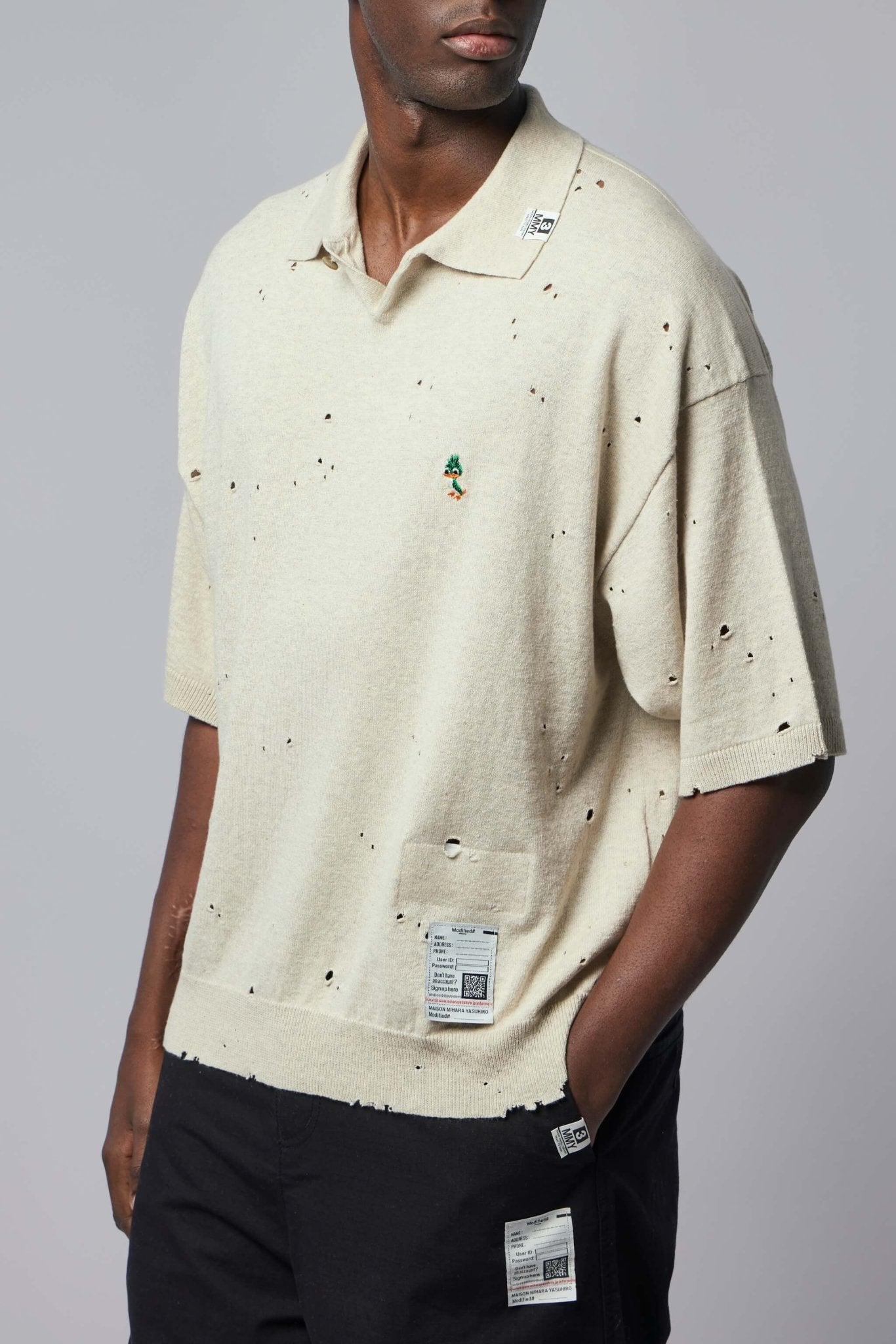 Maison Mihara Yasuhiro - Distressed Knit Tee - LABELS