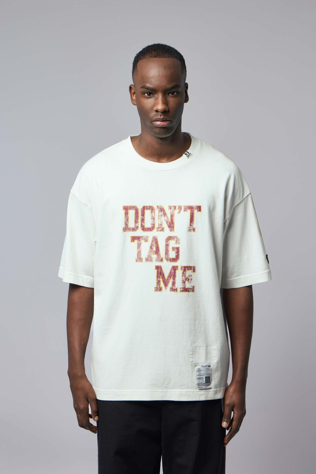 Maison Mihara Yasuhiro - Don't Tag Me Printed Tee - LABELS