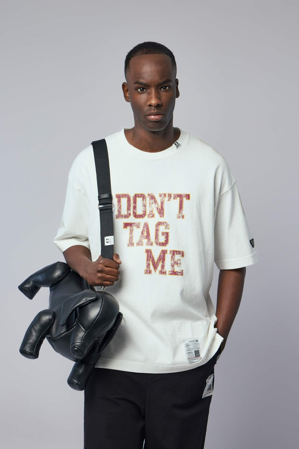 Maison Mihara Yasuhiro - Don't Tag Me Printed Tee - LABELS