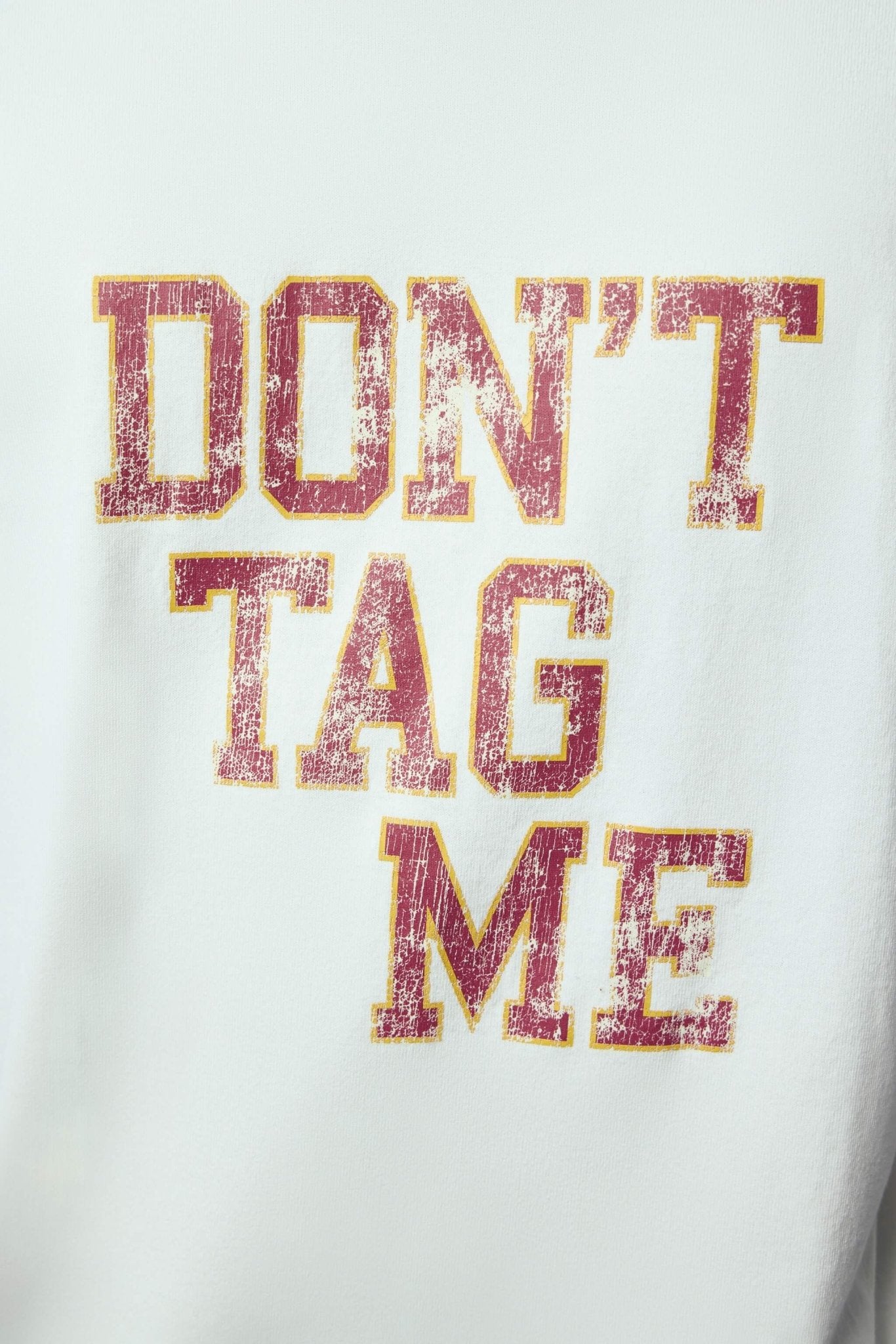 Maison Mihara Yasuhiro - Don't Tag Me Printed Tee - LABELS