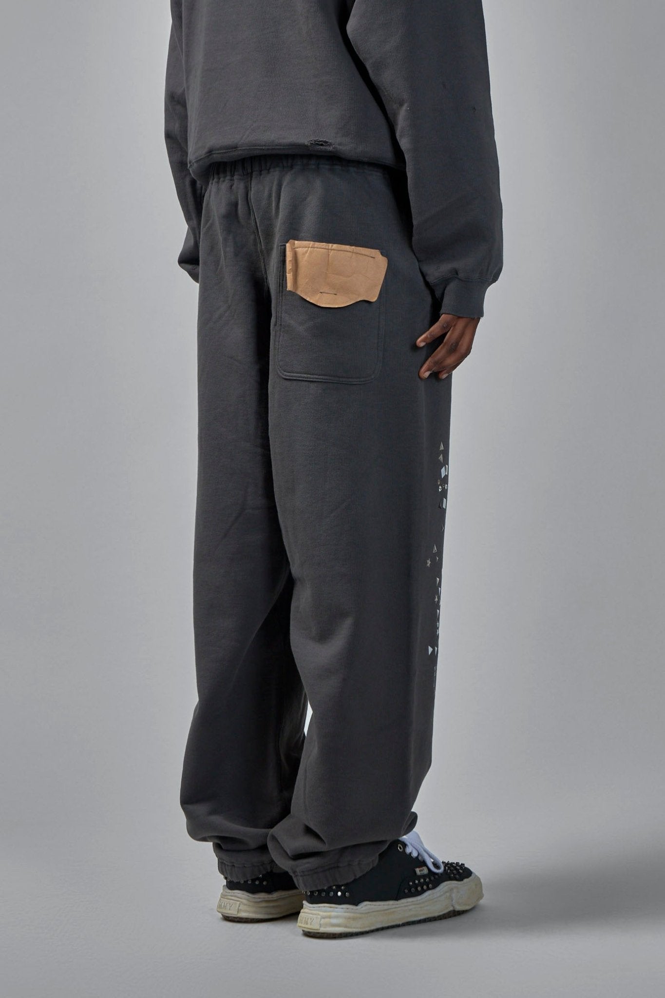 Maison Mihara Yasuhiro - Embellished Distressed Sweat Pants - LABELS
