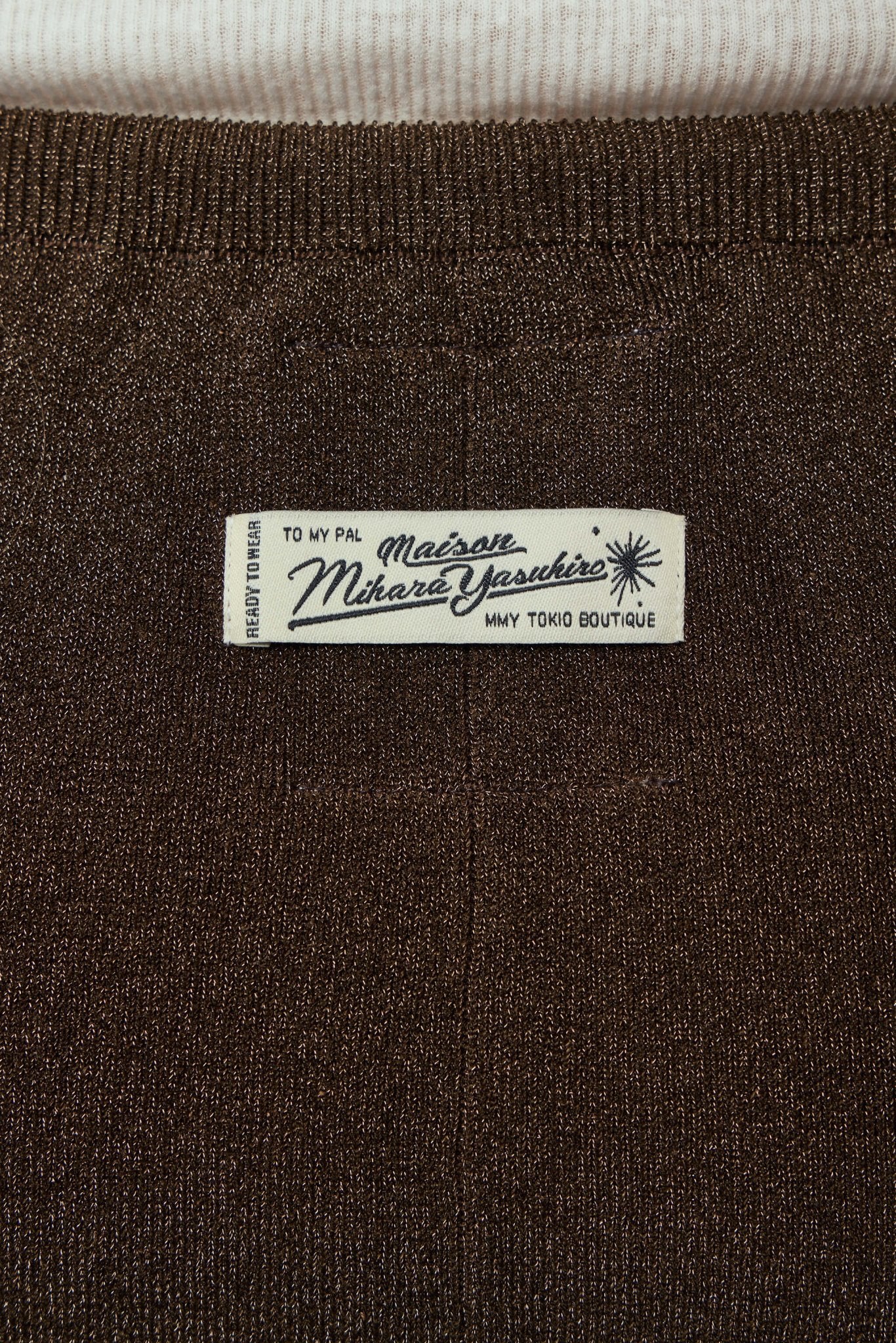 Maison Mihara Yasuhiro - Glitter Knit Inside Out Skirt - LABELS