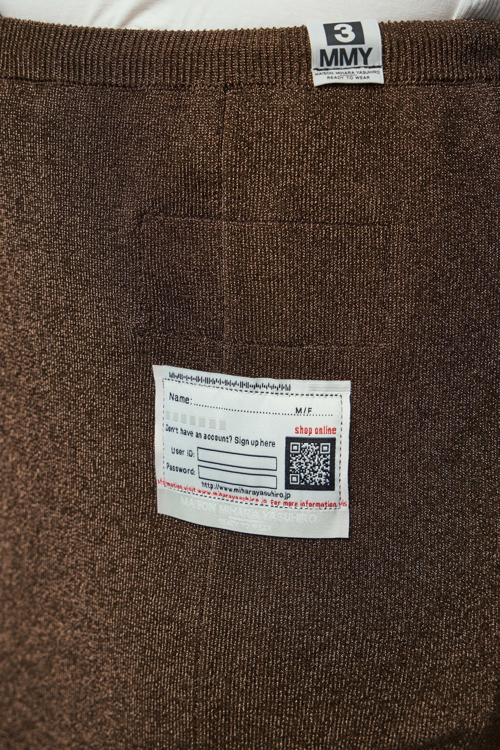 Maison Mihara Yasuhiro - Glitter Knit Inside Out Skirt - LABELS