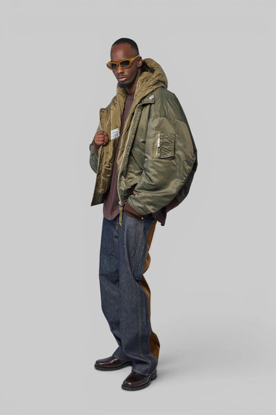 Hooded Bomber Jacket