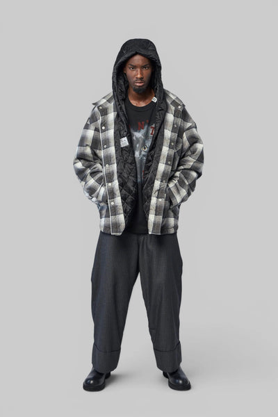 Hooded Check Shirt