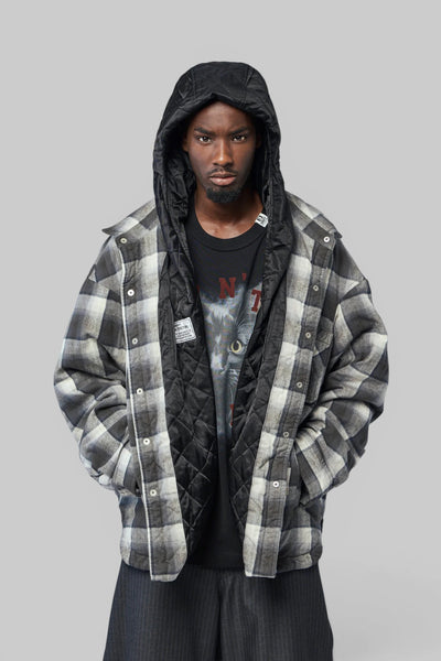 Hooded Check Shirt