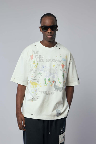 D*様 Maison mihara yasuhiro 3eye Tshirt y Maison Mihara Yasuhiro T-Shirts - Kids Doodle Tee – LABELS