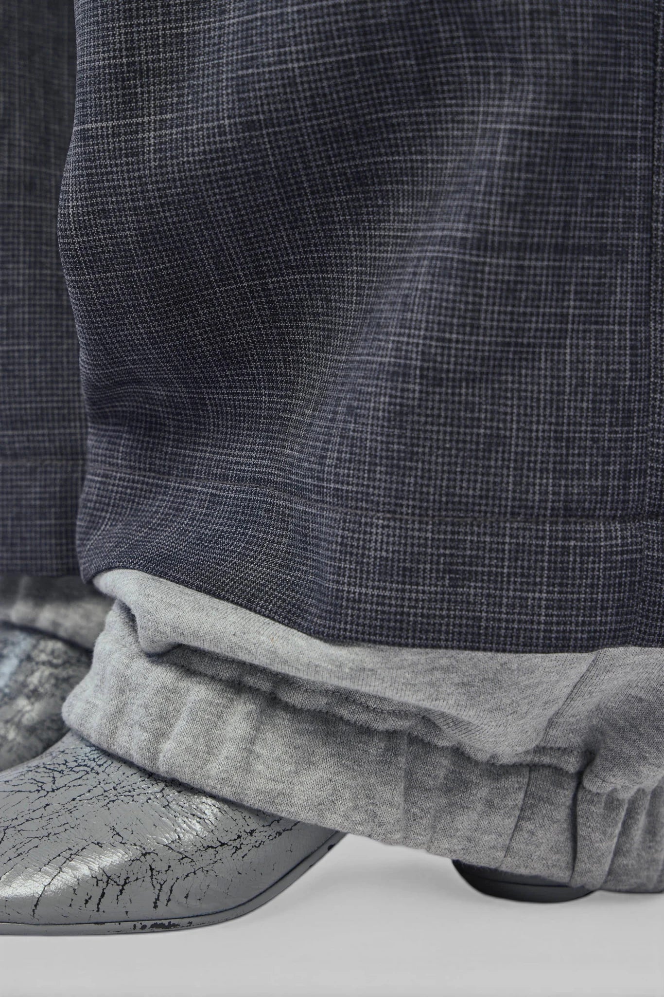 Maison Mihara Yasuhiro - Layered Hem Houndstooth Pants - LABELS