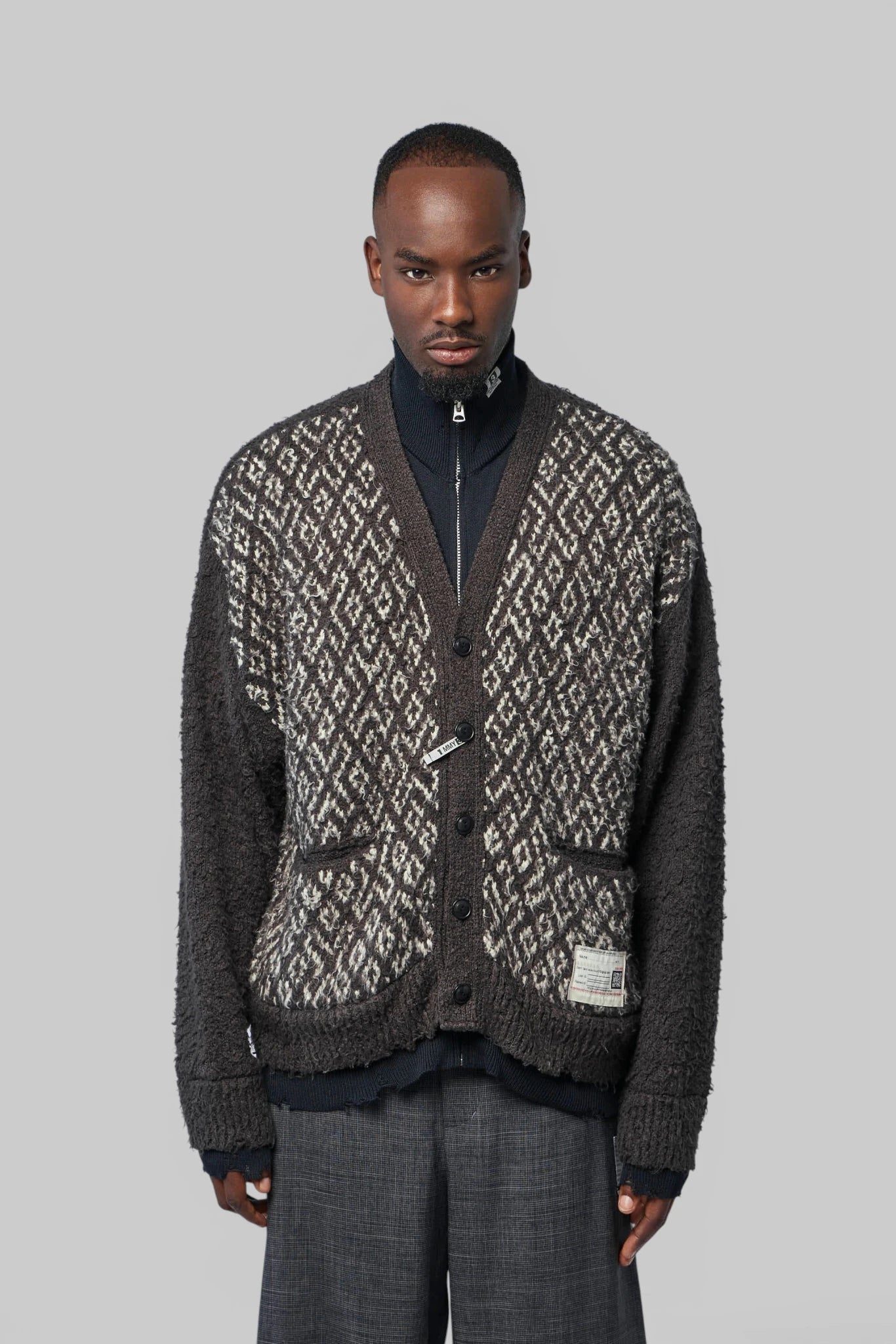Maison Mihara Yasuhiro - Layered Knit Cardigan - LABELS
