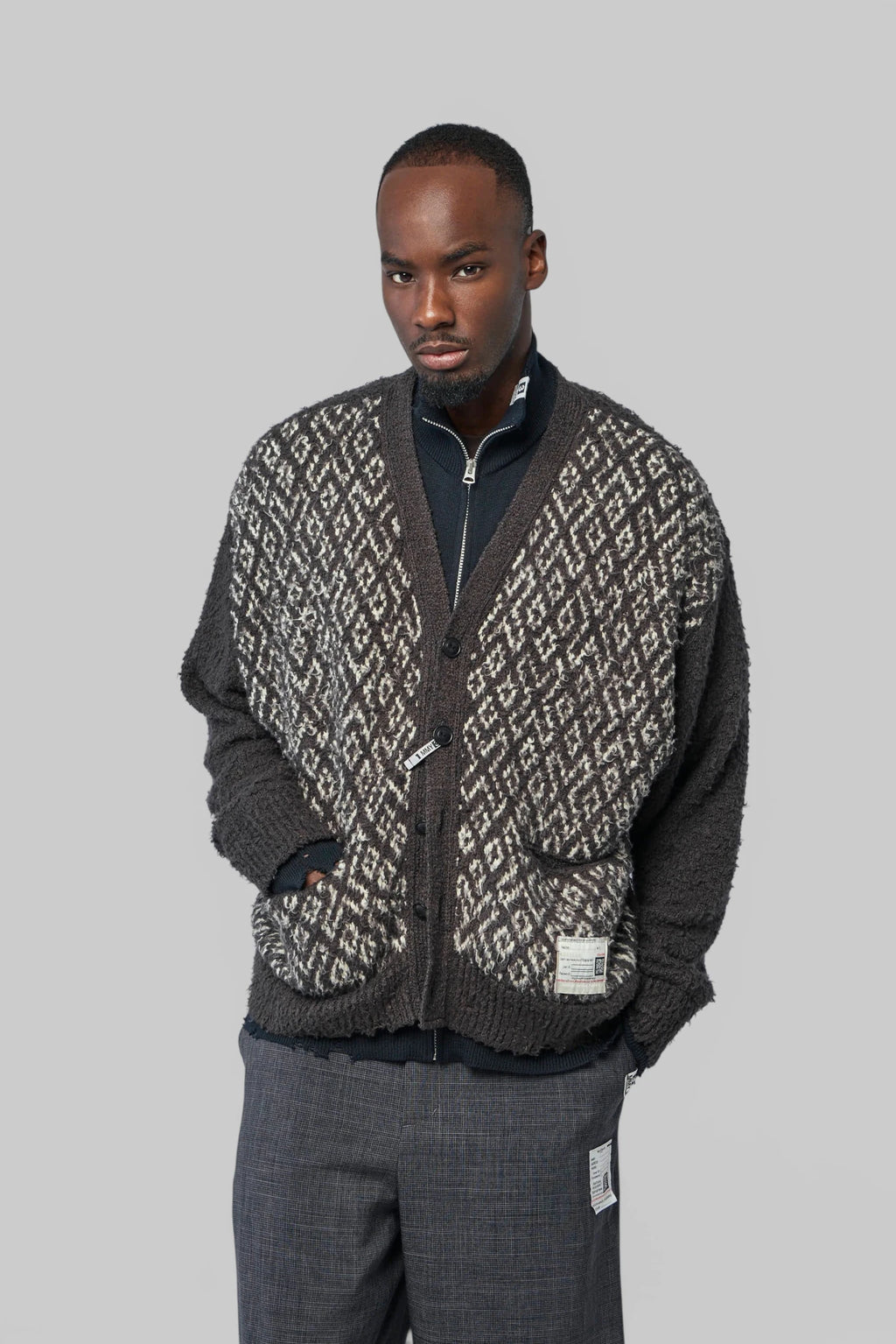 Maison Mihara Yasuhiro - Layered Knit Cardigan - LABELS