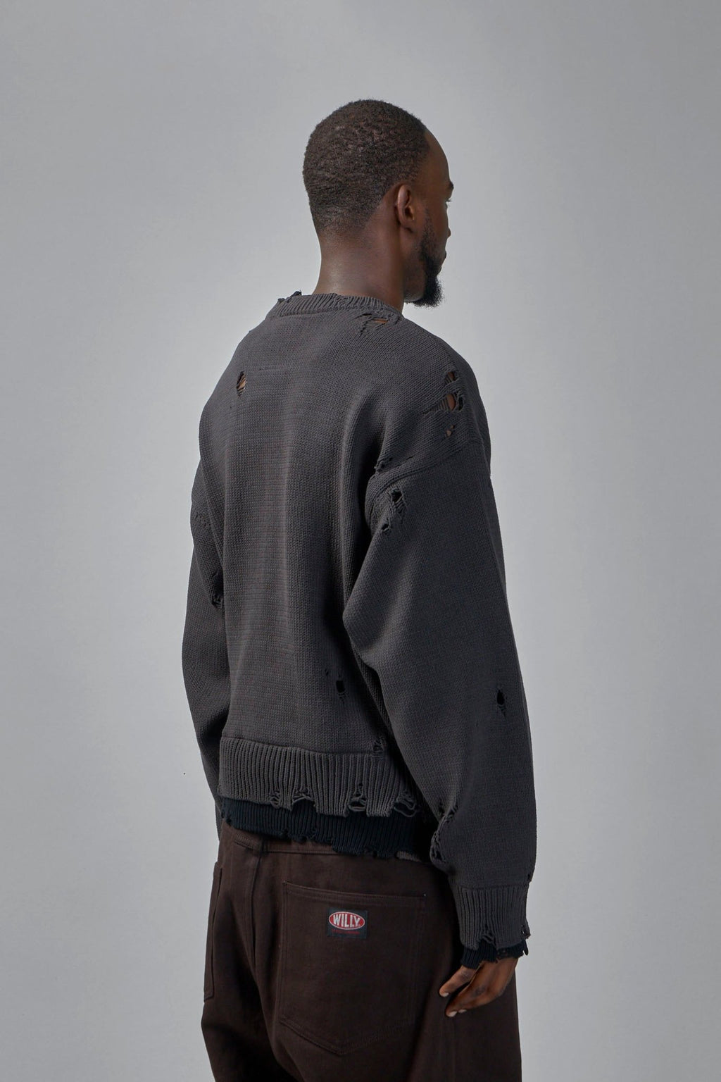 Maison Mihara Yasuhiro - Layered Knit Pullover in Black - LABELS