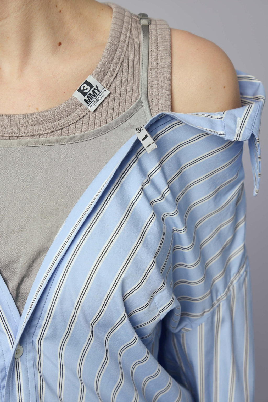Maison Mihara Yasuhiro - Layered Stripe Shirts - LABELS