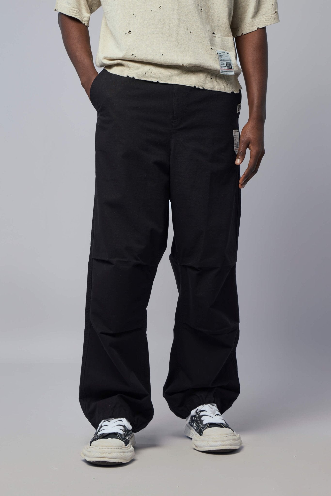 パンツ 00s MIHARA YASUHIRO Parachute Cargo Maison Mihara Yasuhiro Cargo Pants - Parachute Style – LABELS