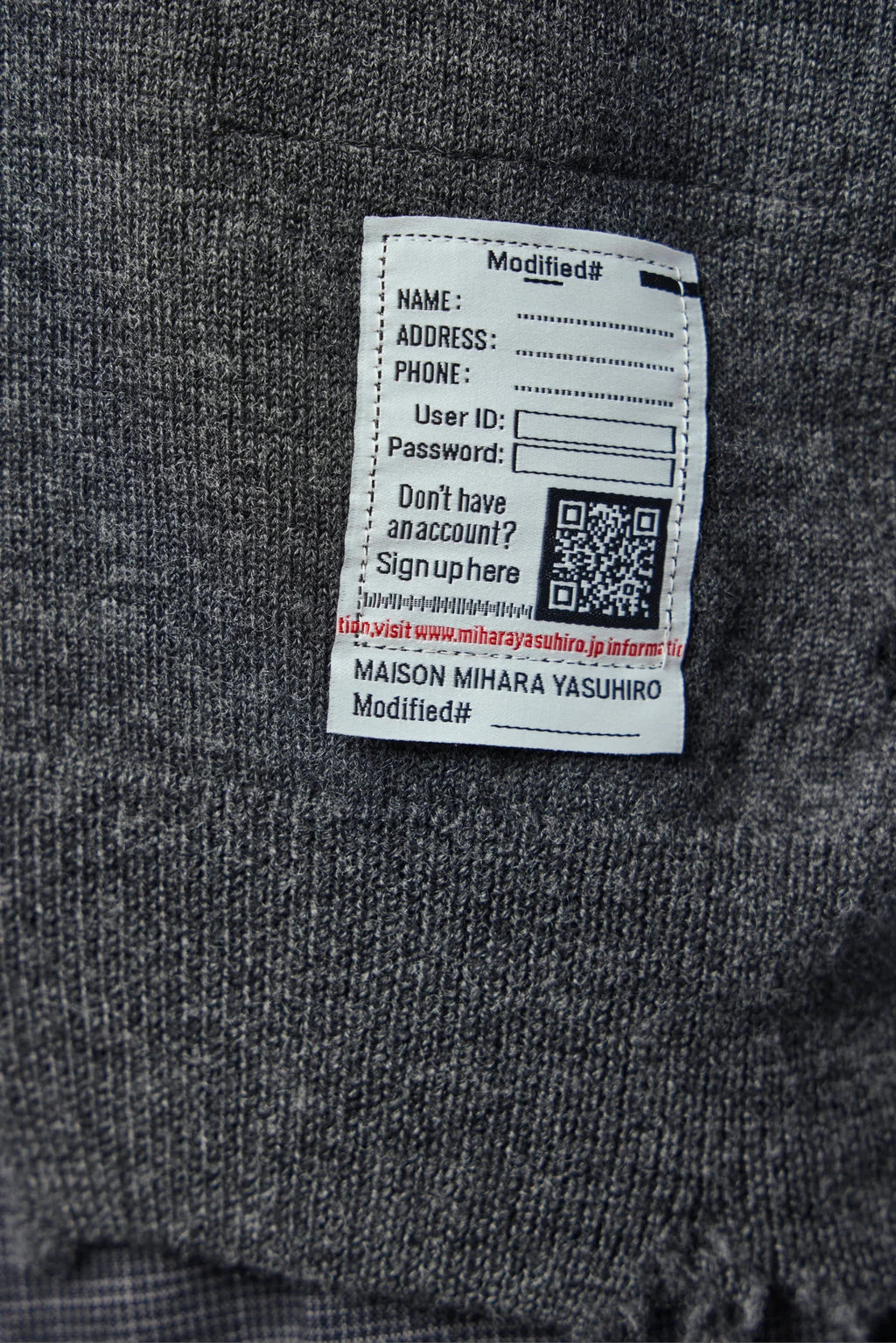 Maison Mihara Yasuhiro - Pearl Distressed Knit LS Pullover - LABELS