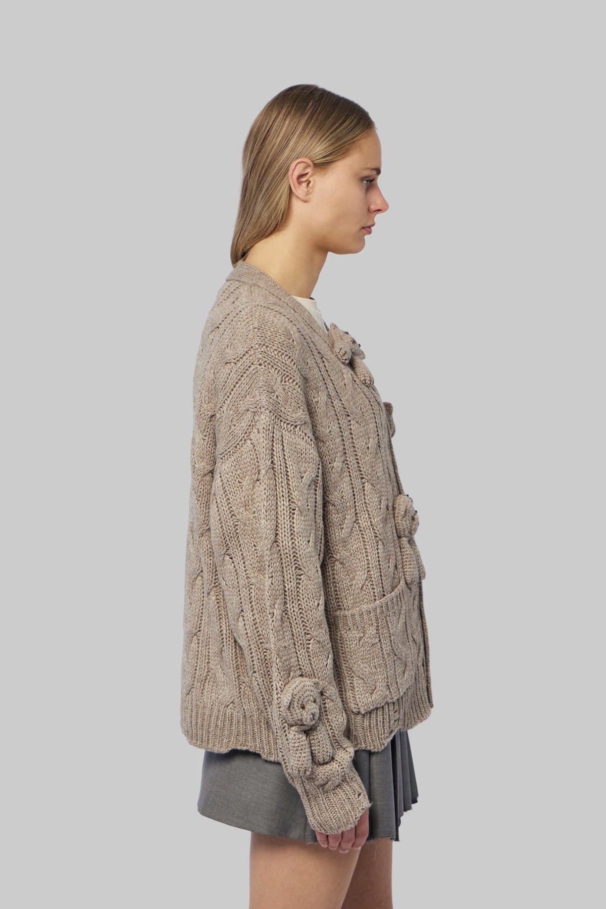 Maison Mihara Yasuhiro - Pink House Bears Knit Cardigan - LABELS