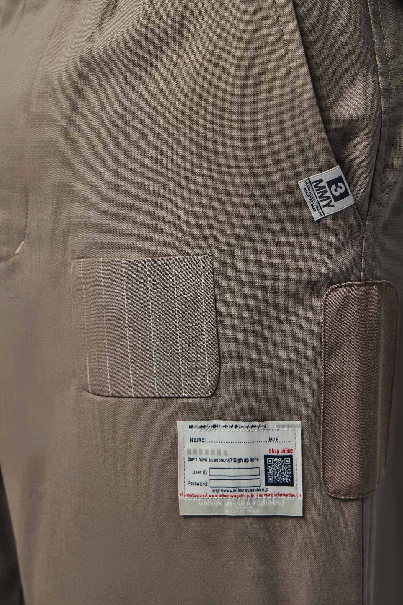 Maison Mihara Yasuhiro - Repaired Woven Slacks - LABELS