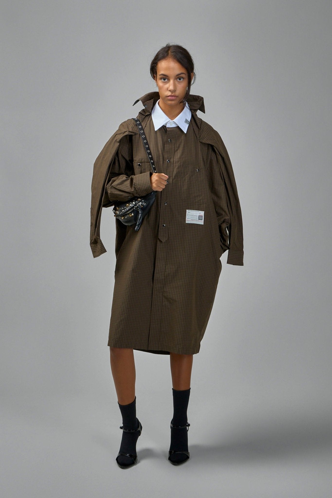 Maison Mihara Yasuhiro - Shawl Layered Shirts Dress - LABELS