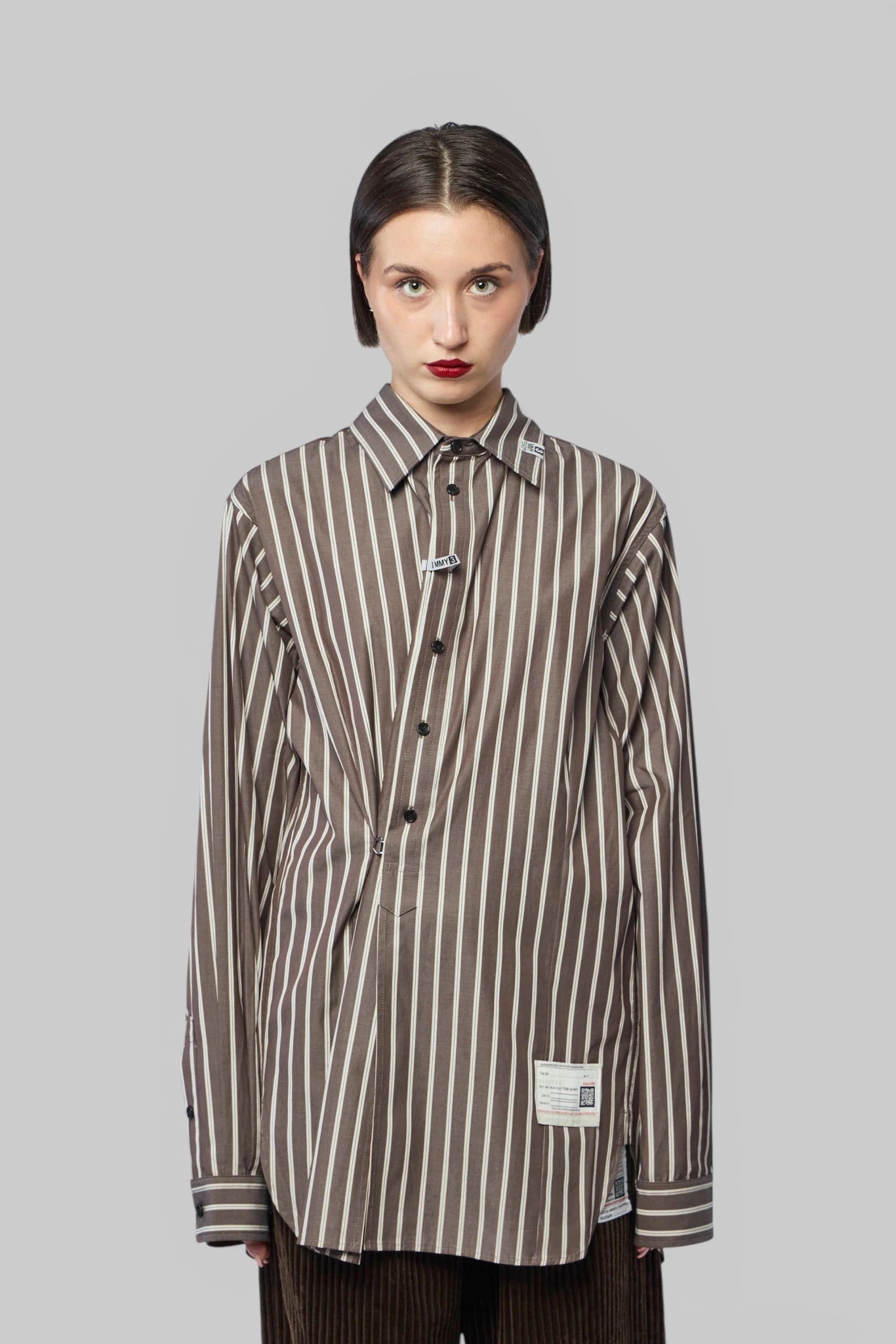 Maison Mihara Yasuhiro - Stripe Shirts With Hook - LABELS