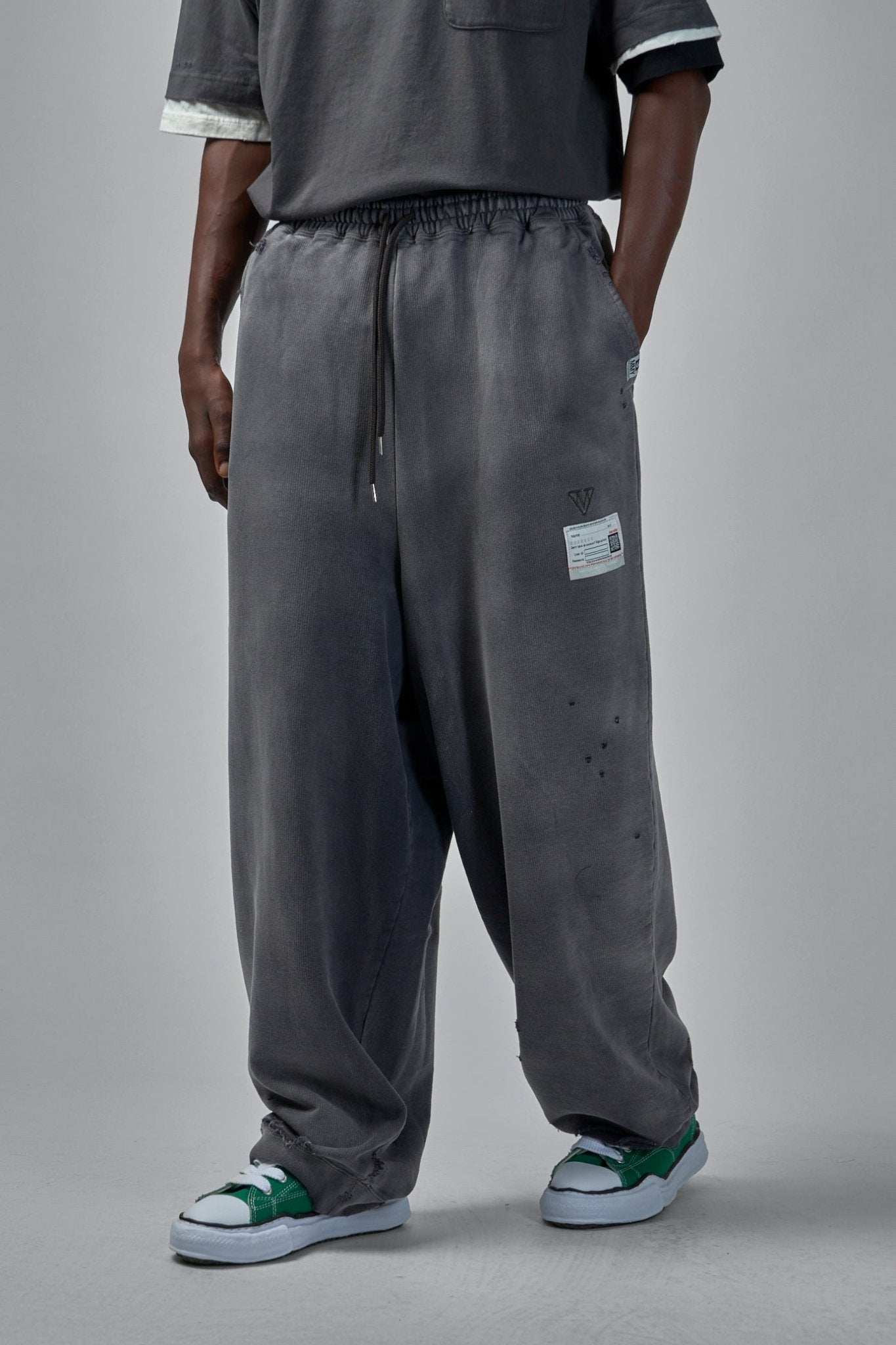 ミハラヤスヒロ sun faded sweat pants MIHARA YASUHIRO - SUNFADED SWEAT PANTS