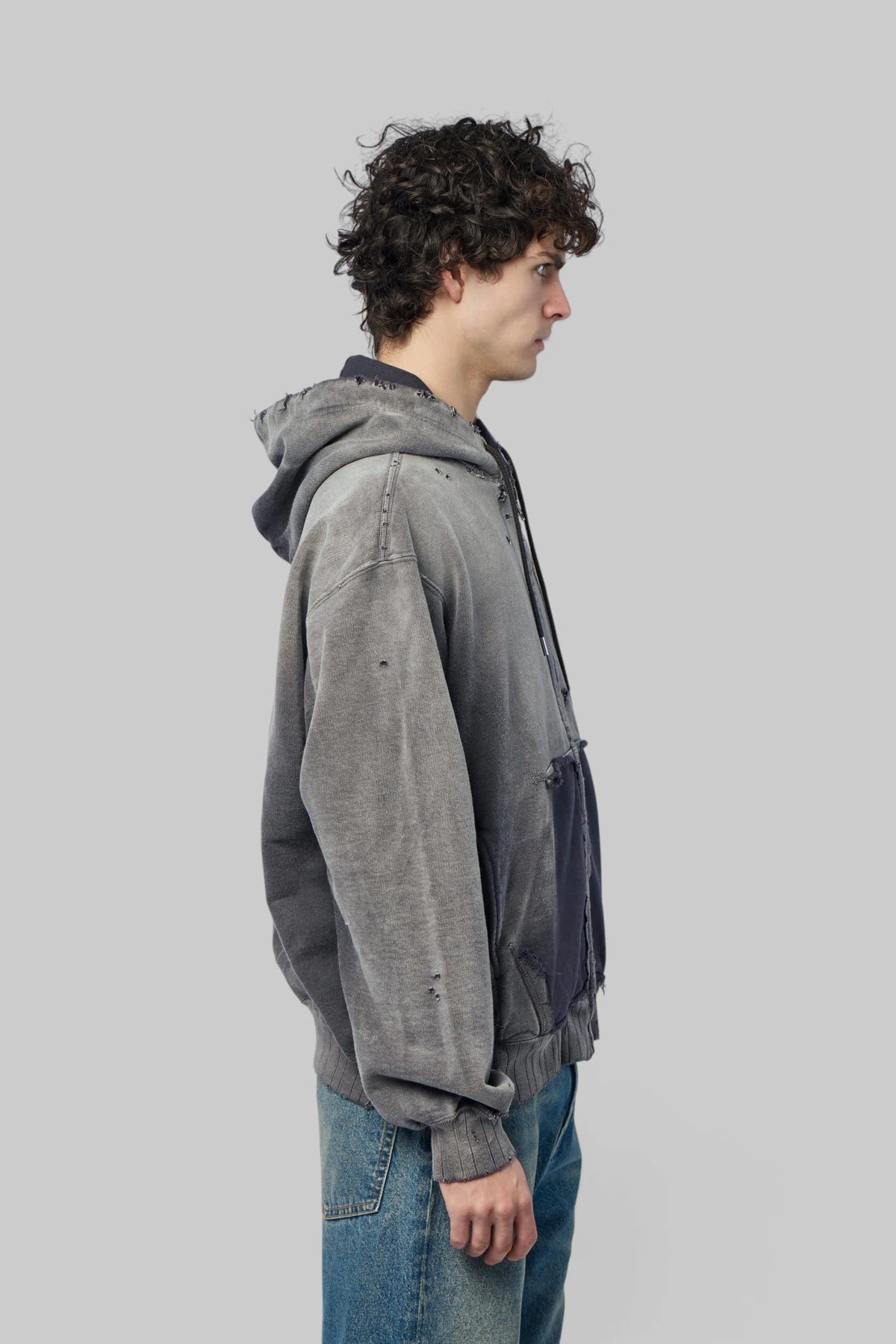 Maison Mihara Yasuhiro - Sun Faded Sweat Parka - LABELS