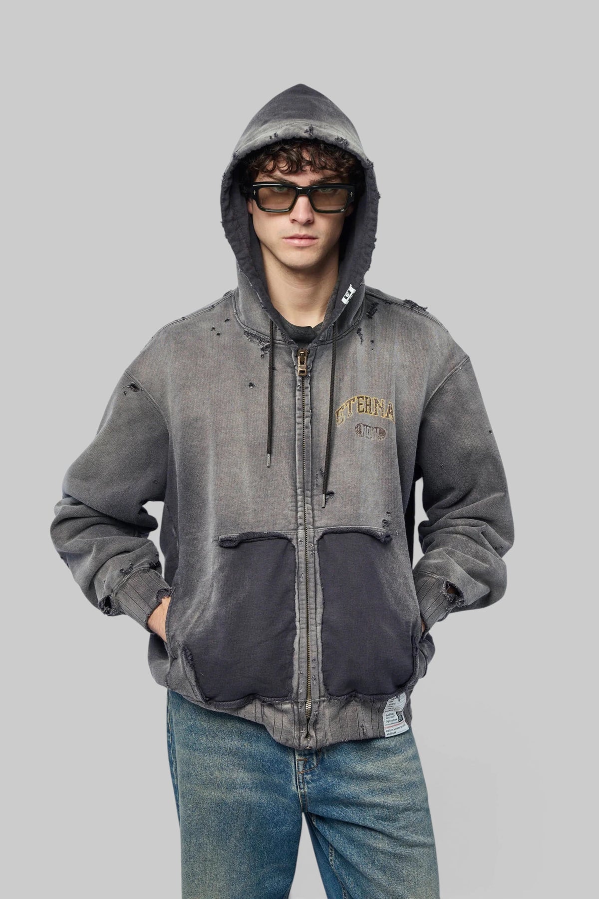 Maison Mihara Yasuhiro - Sun Faded Sweat Parka - LABELS