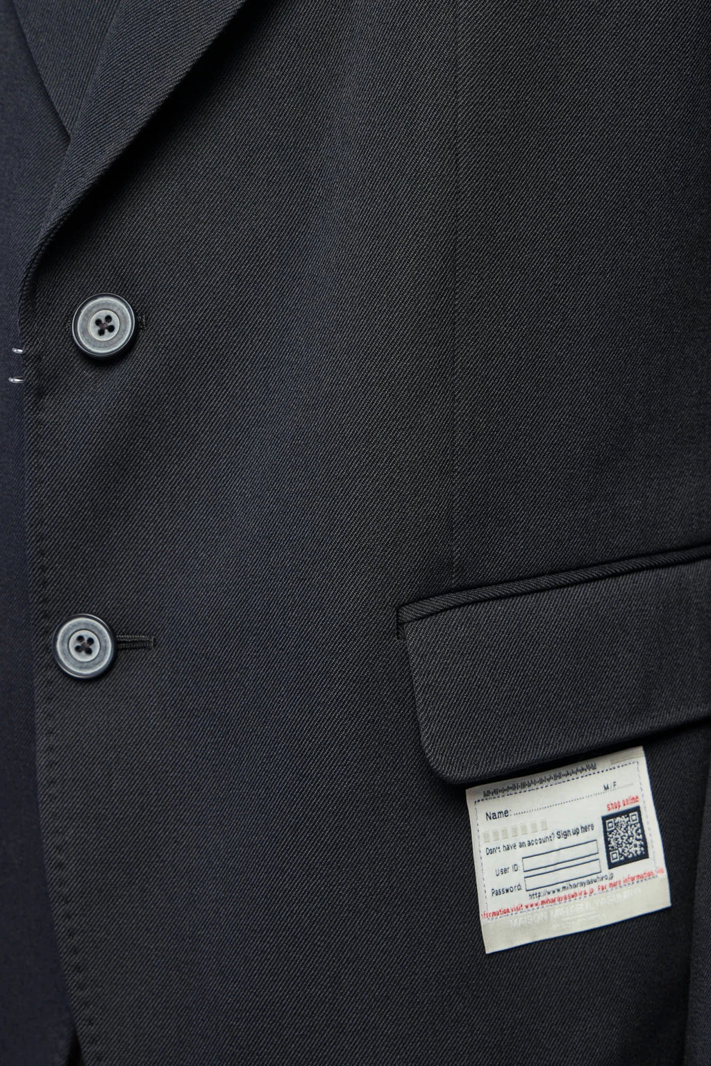 Maison Mihara Yasuhiro - Switch Front Blazer - LABELS