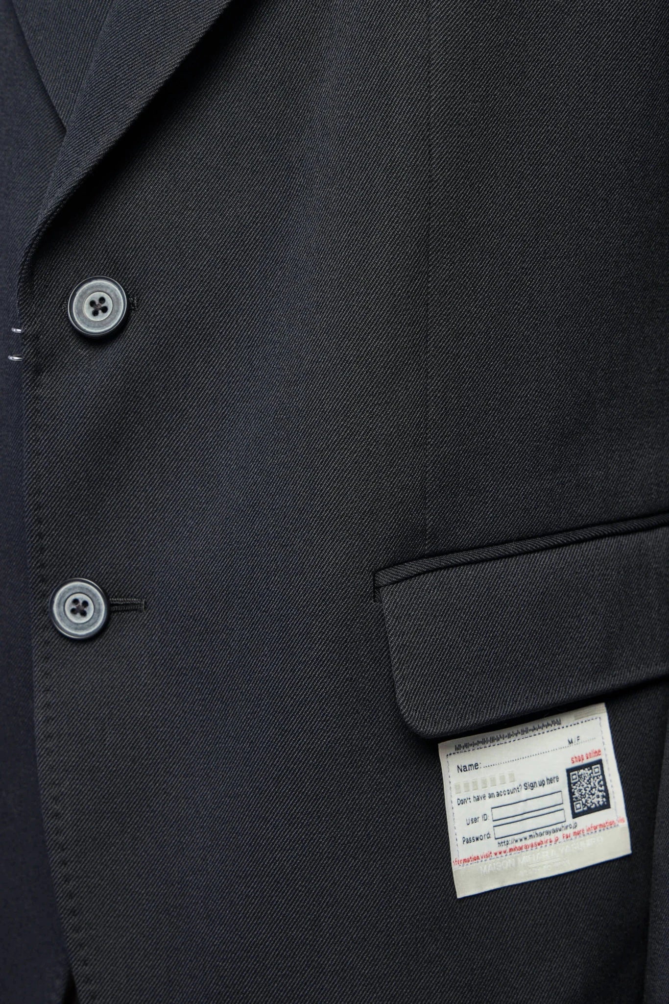 Maison Mihara Yasuhiro - Switch Front Blazer - LABELS