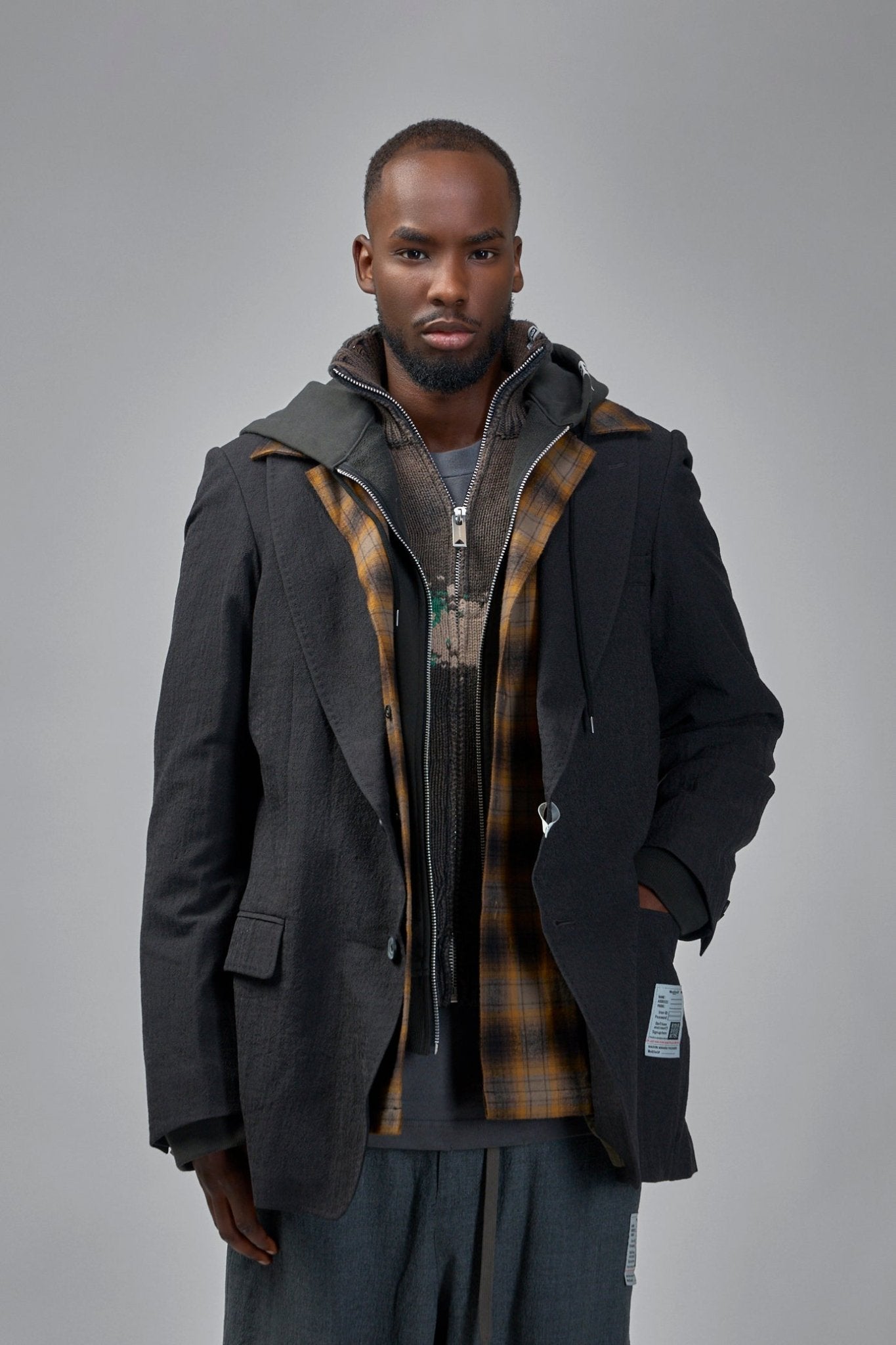 ジャケット・アウター Mihara Yasuhiro TRIPLE LAYERED BLAZER Maison Mihara Yasuhiro Triple Layered Blazer - LABELS