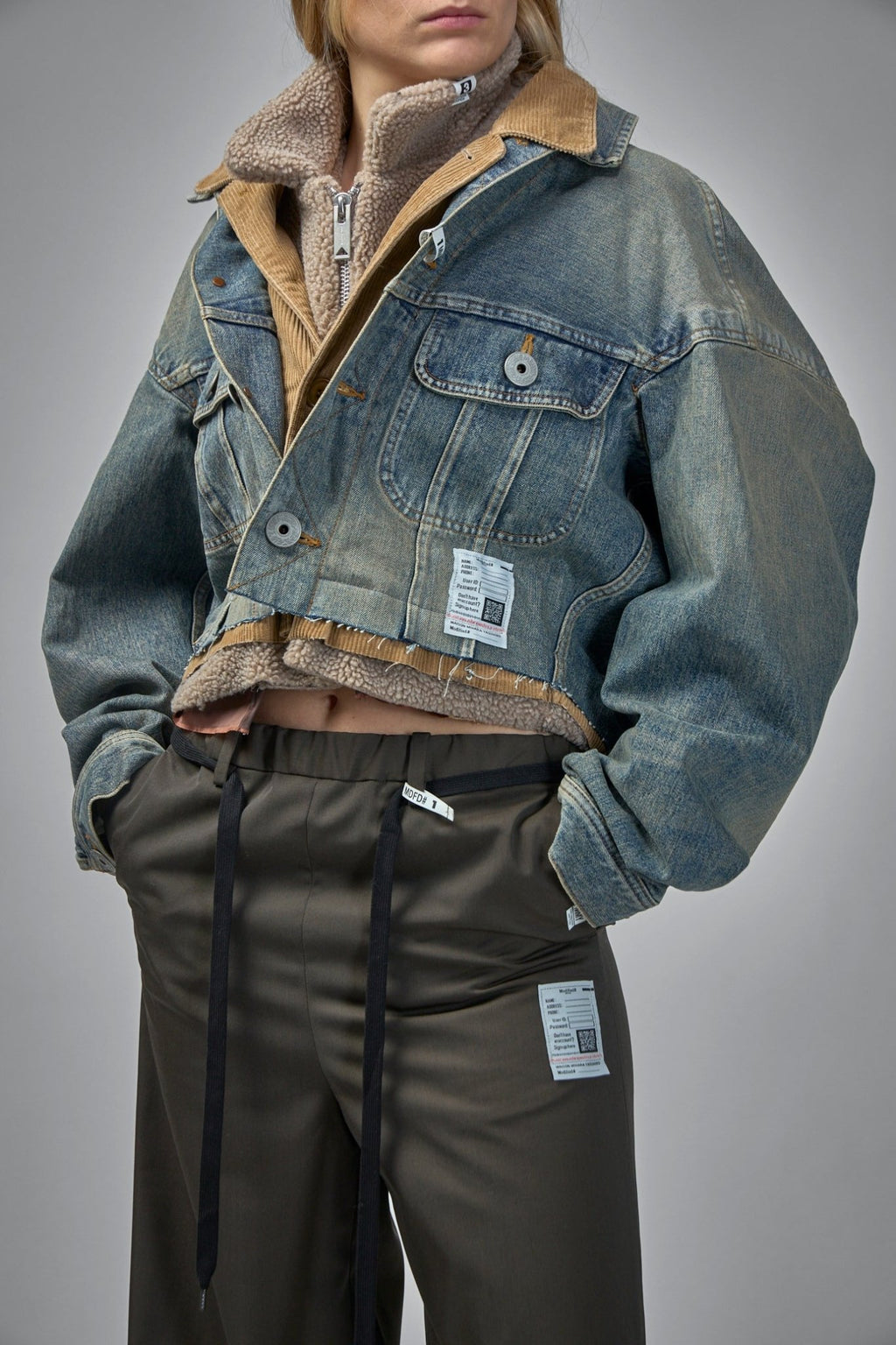 Maison Mihara Yasuhiro - Triple Layered Denim Jacket - LABELS