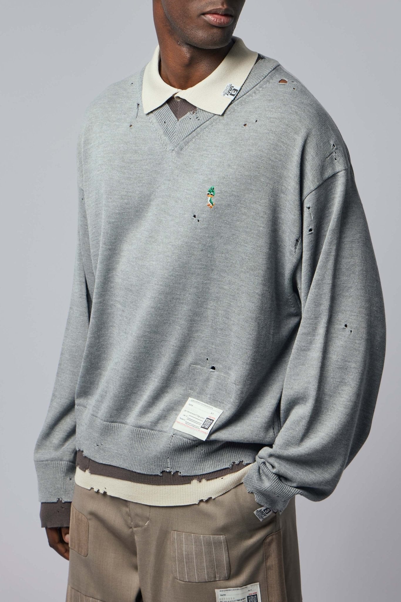 Maison Mihara Yasuhiro - Triple Layered Knit Pullover - LABELS