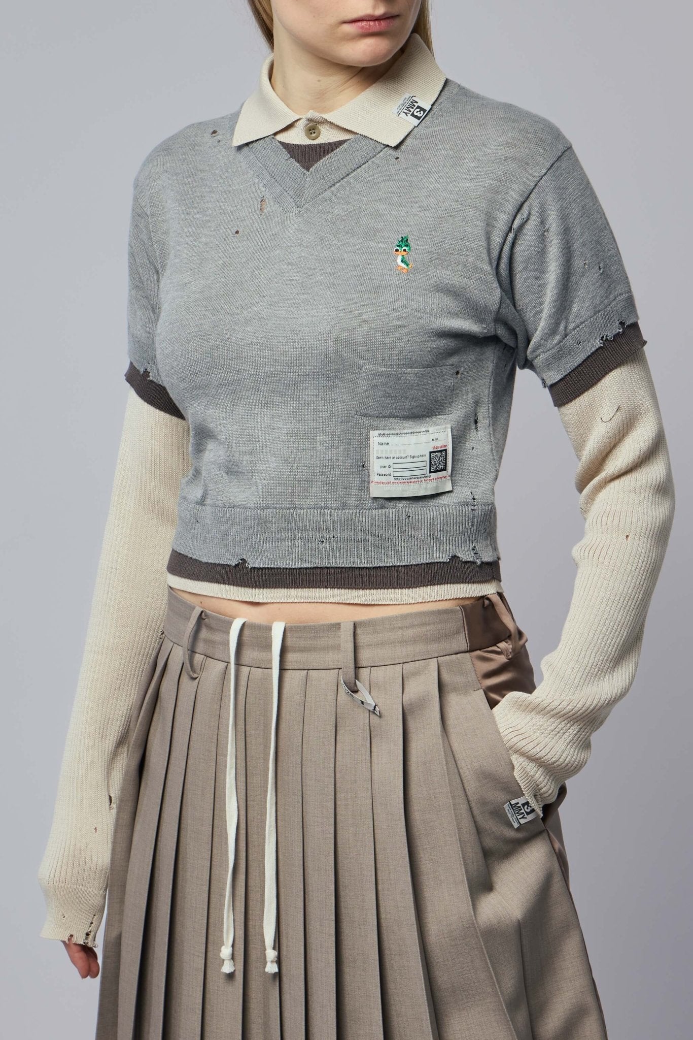 Maison Mihara Yasuhiro - Triple Layered Knit Pullover - LABELS