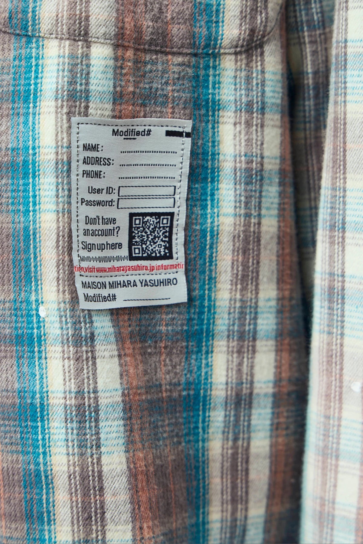 Maison Mihara Yasuhiro - Vintage Like Check L/S Shirt - LABELS