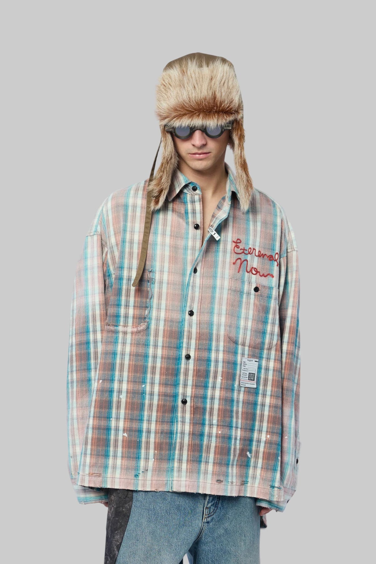 Maison Mihara Yasuhiro - Vintage Like Check L/S Shirt - LABELS
