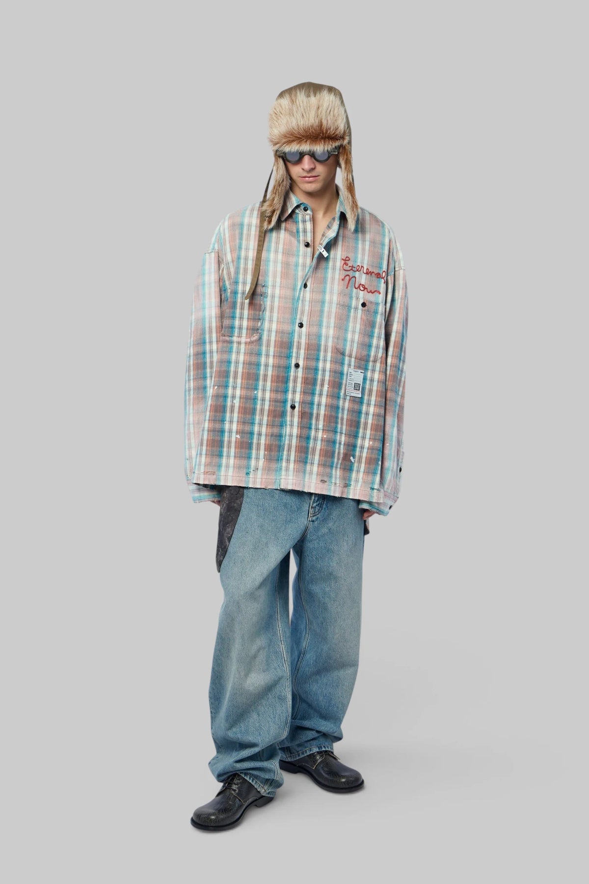 Maison Mihara Yasuhiro - Vintage Like Check L/S Shirt - LABELS